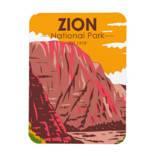 Magnet Flexible Zion National Park Utah Vintage