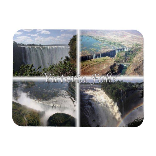 Magnet Flexible ZM Zimbabwe Zambie - Chutes Victoria - (Horizontal)