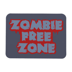 Magnet Flexible Zombie Zone libre aimant personnalisé