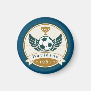 Magnet - Football de football - Personnalisé - Ajo