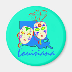 Magnet ~ fördern Louisiana-Staats-Karte u.