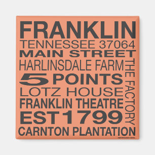 Magnet Franklins Tennessee