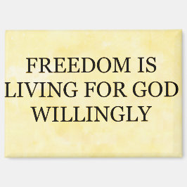 Magnet "Freiheit ist