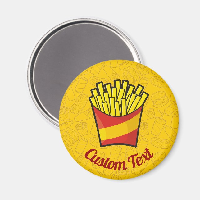 Magnet Fries français (Recto/Verso)