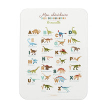 Magnet Frigo Abécédaire Dinosaures
