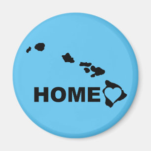 Magnet Frigo Drôle Hawaï Maison Loin de l'État