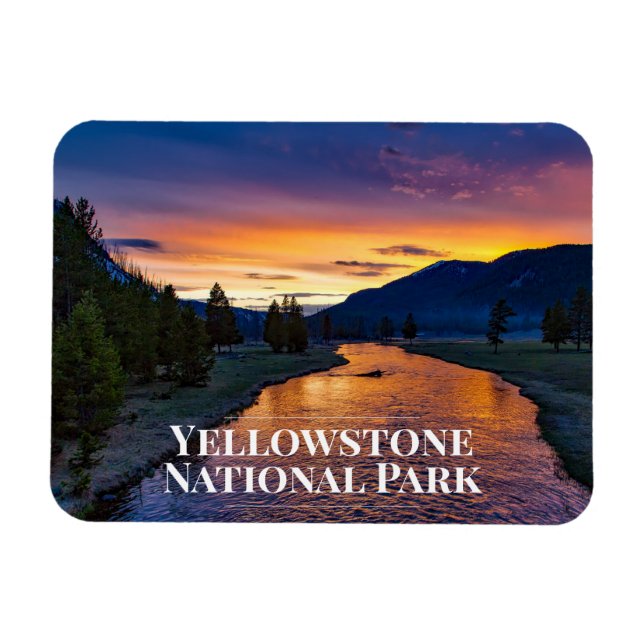Magnet frigo du parc national de Yellowstone (Horizontal)