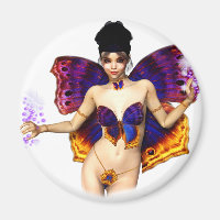 Magnet frigorifique à papillon