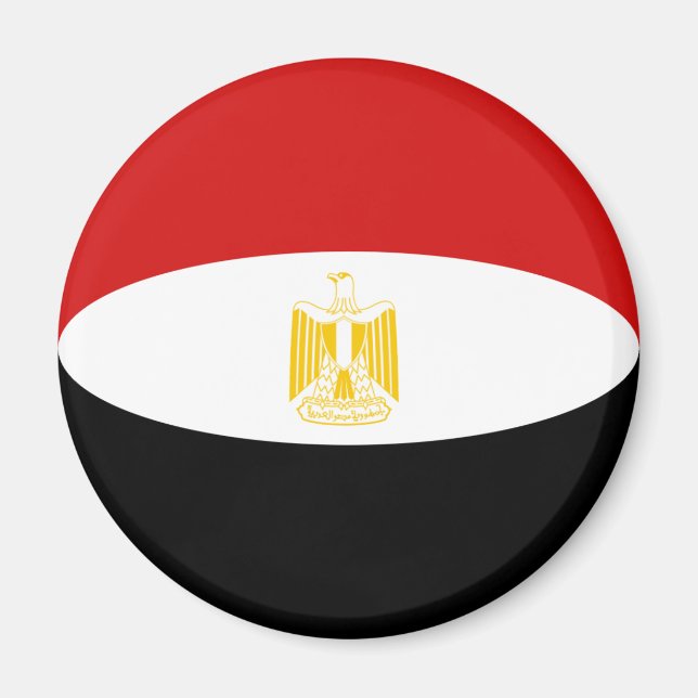 Magnet für ägyptische Fischflagge (Vorne)