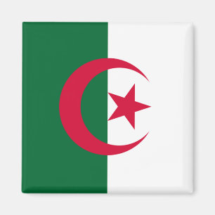 Magnet für algerische Flagge