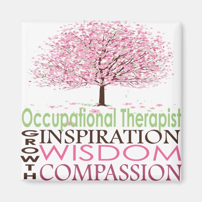 Magnet für Arbeitstherapeut (Vorne)