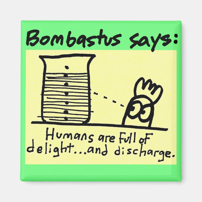 Magnet für Bombastus Freude und Entladung (Vorne)