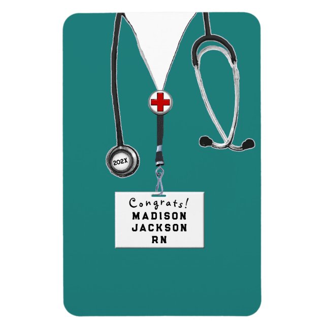 Magnet für den Abschluss der Krankenpflegerschule (Vertikal)