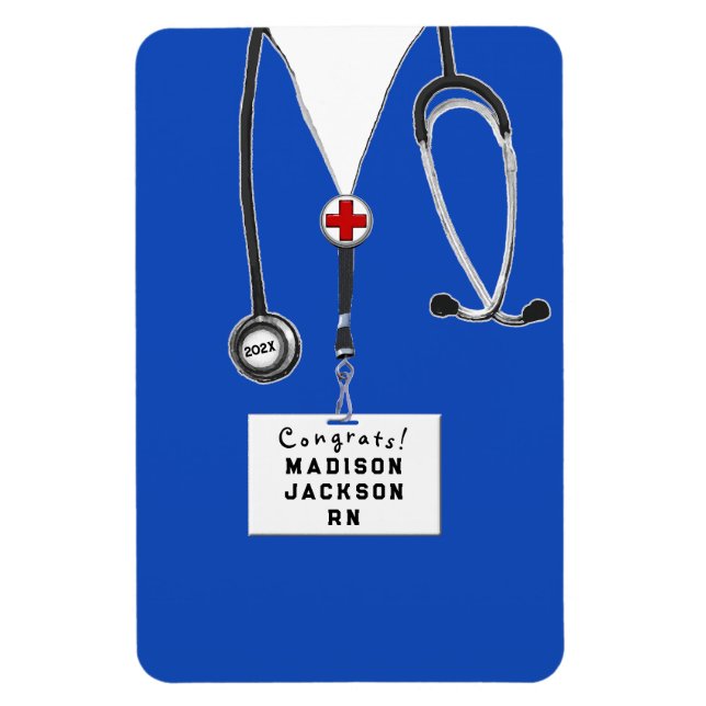 Magnet für den Abschluss der Krankenpflegerschule (Vertikal)