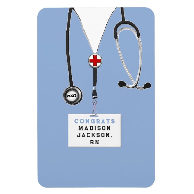 Magnet für den Abschluss der Krankenpflegerschule (Vertikal)