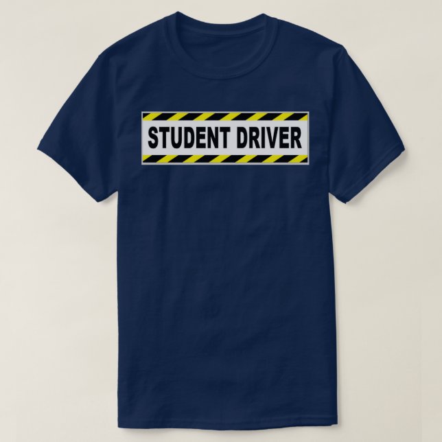 Magnet für den Autoaufkleber des Schülerfahrzeugs T-Shirt (Design vorne)