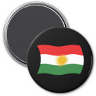 Magnet für die Flagge Kurdistans