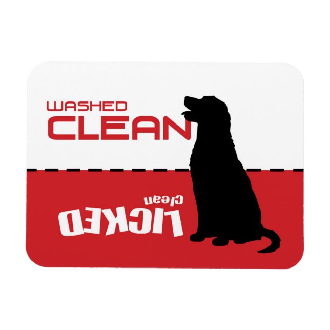 Magnet für die goldene Retriever Geschirrspülmasch (Horizontal)