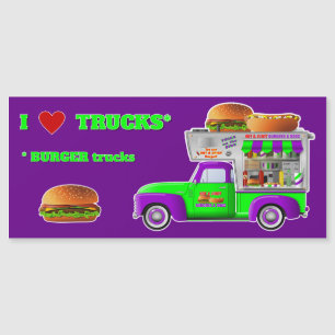 Magnet für die Liebe von LKW (BURGER Trucks)