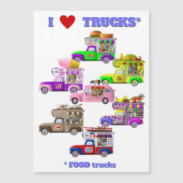 Magnet für die Liebe von LKW (LEBENSMITTELLKW)