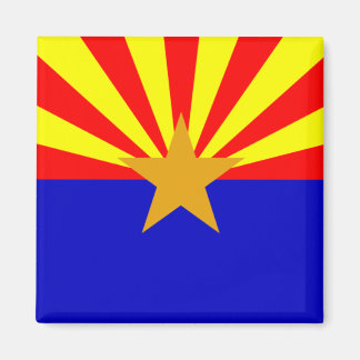 Magnet für die Staatsflagge von Arizona