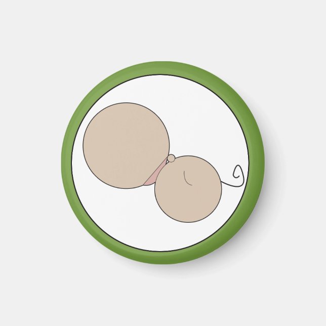 Magnet für die Stillzeit - Stil A (Vorne)