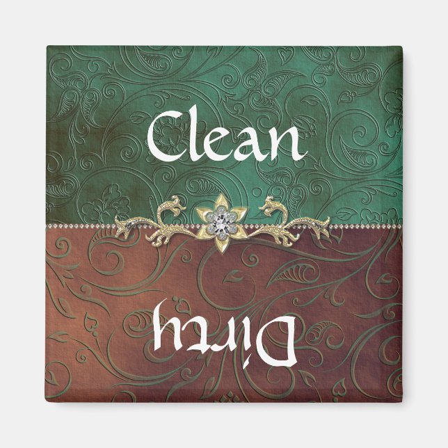 Magnet für elegante Geschirrspüler (Vorne)