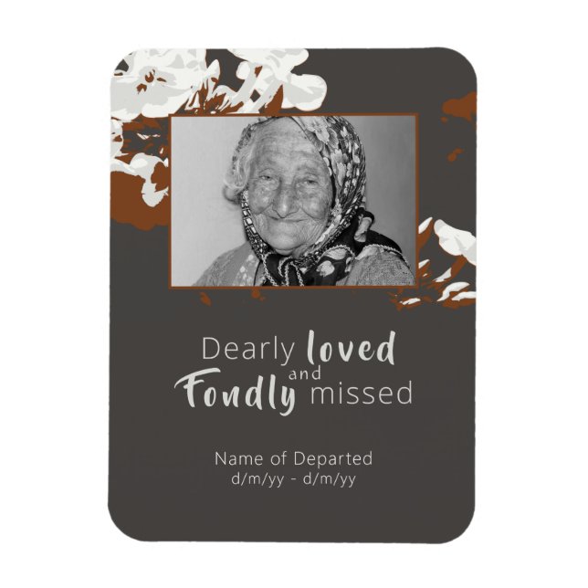 Magnet für flexibles Memorial-Foto (Vertikal)