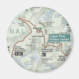 Magnet für Glacier (Montana)