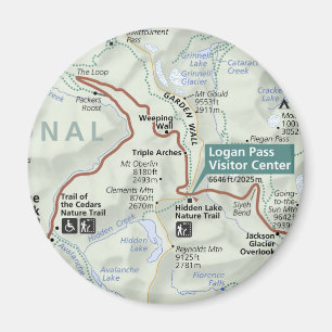 Magnet für Glacier (Montana)