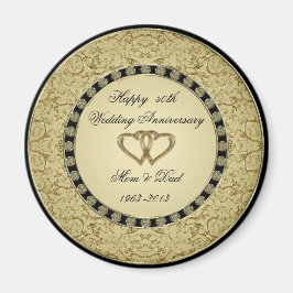 Magnet für Goldene Hochzeit