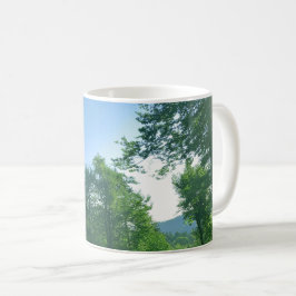 Magnet für grüne Waldlandschaften Kaffeetasse