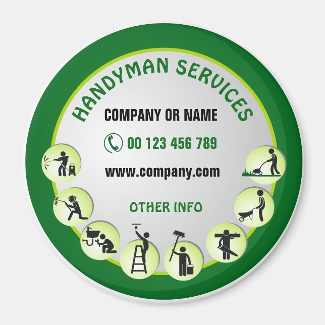 Magnet für Handyman (Vorne)