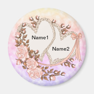 Magnet für Hochzeitsherzen