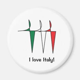 Magnet für italienische Tänzer