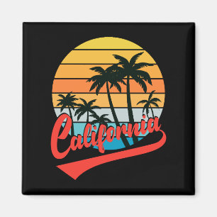 Magnet für kalifornische Retro-Sonnenuntergänge un