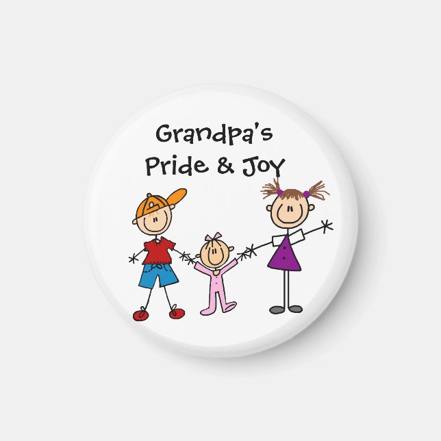 Magnet für kundenspezifische Strichmännchen (Vorne)