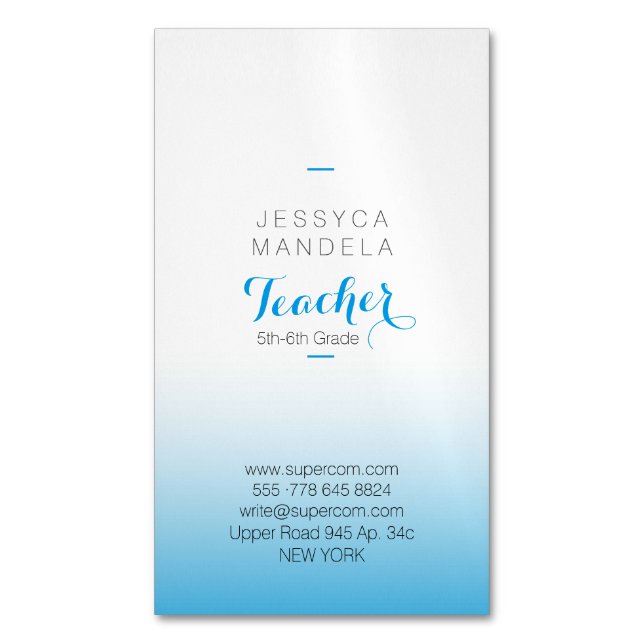 Magnet für Lehrer (Vorderseite Vertikal)