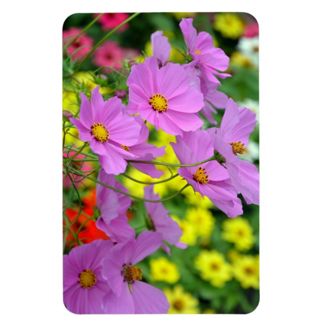 Magnet für lila Blume (Vertikal)