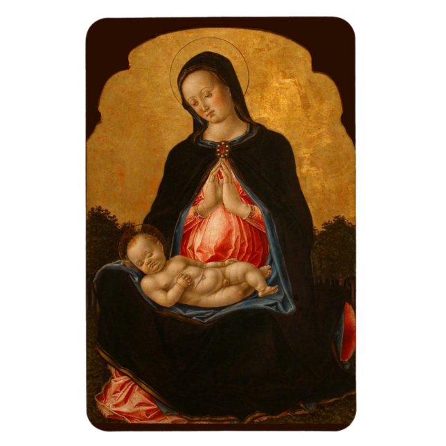 Magnet für Madonna & Kind (Vertikal)