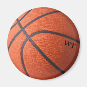 Magnet für personalisierte Basketballinitials
