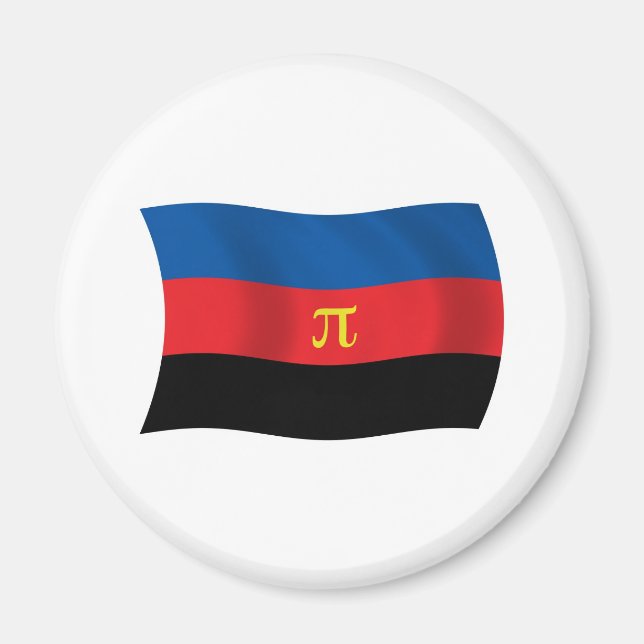 Magnet für Polyamory-Flag (Vorne)