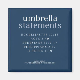 Magnet für Regenschirmerklärungen