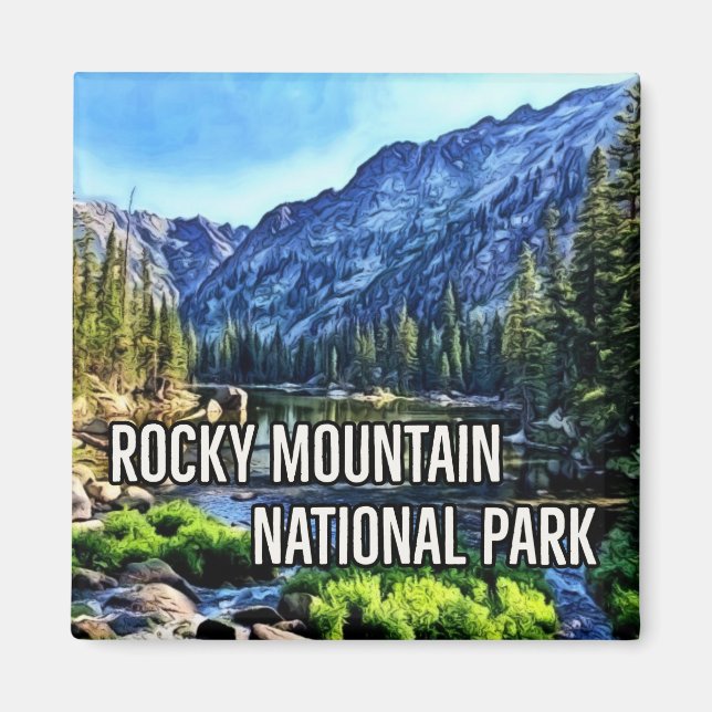 Magnet für Rocky Mountains Nationalpark (Vorne)