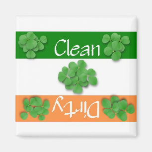 Magnet für saubere oder dreckige St. Patrick's Day