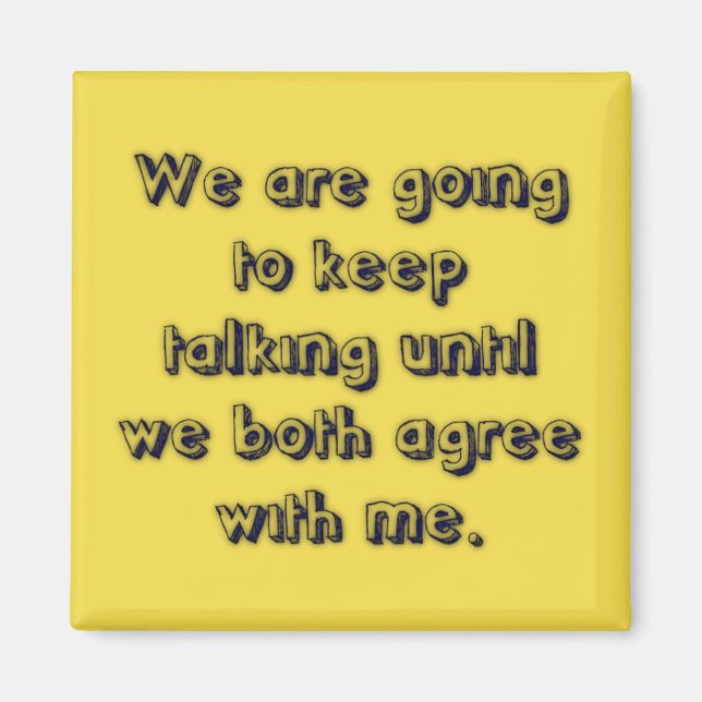 Magnet für schlechte Kommunikation (Vorne)