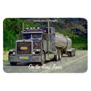 Magnet für Tanker Truck Highway Driving Art