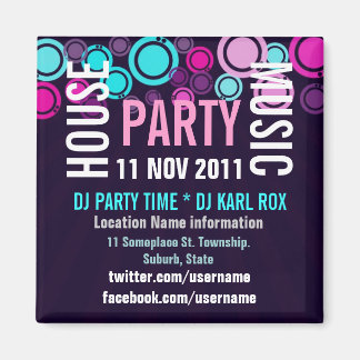 Magnet für Veranstaltungen im House Music Party