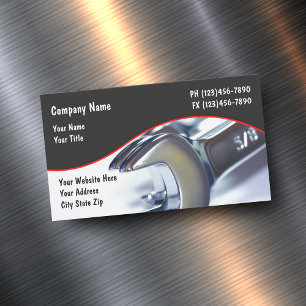Magnet für Visitenkarten von Autoreparaturbetriebe