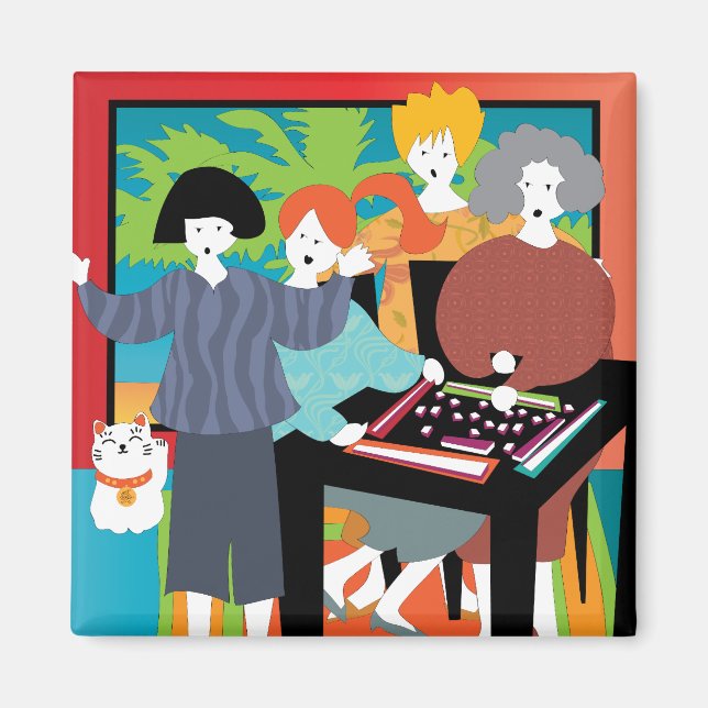 Magnet gagnant Mah Jongg (Devant)